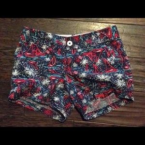Lilly Pulitzer Size 0 Sparks Fly Callahan Shorts